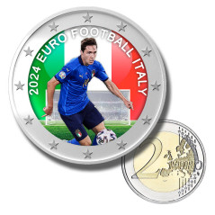 2 Euro Coloured Coin EURO 2024 Italy